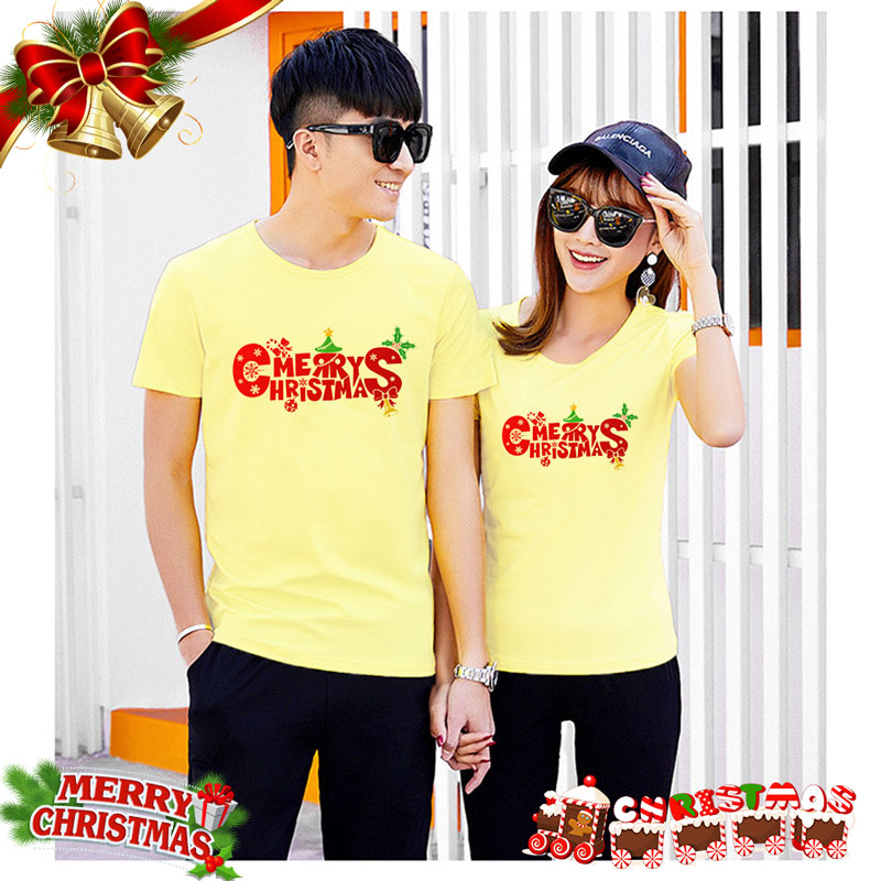 Áo cặp merry christmas 1708