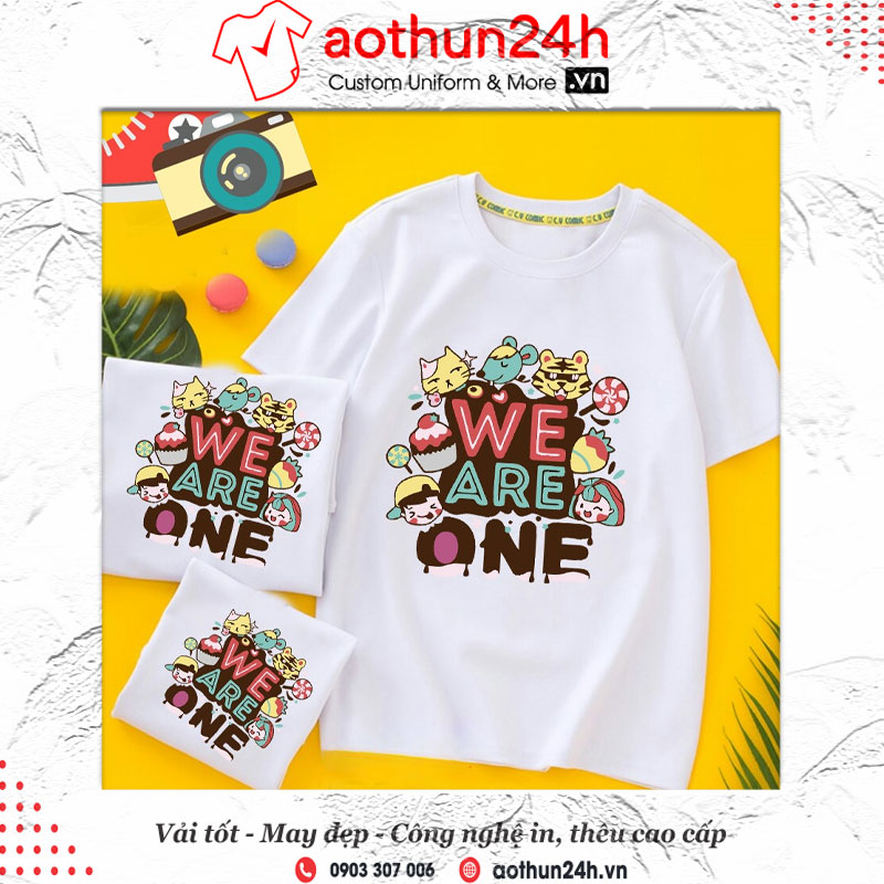 Áo lớp we are one 1708