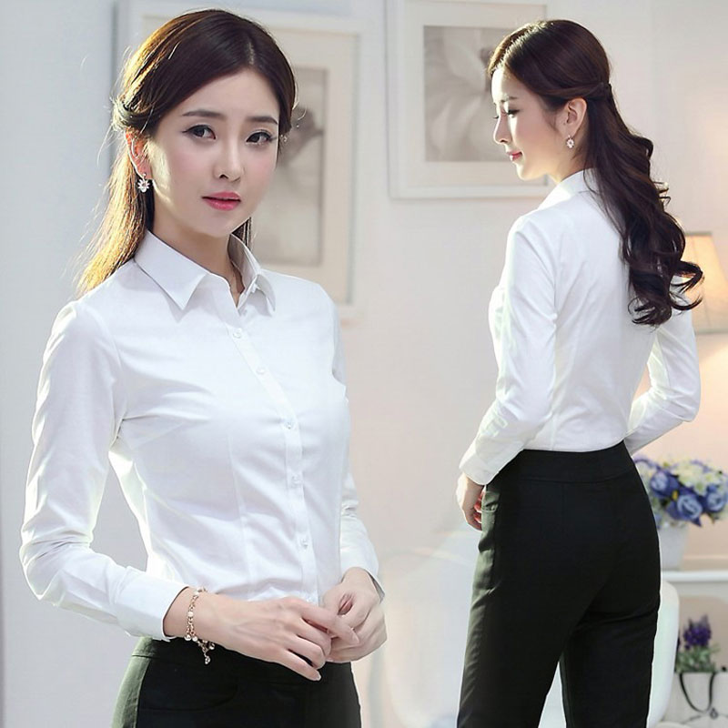 Áo sơ mi trắng tinh khôi - Vẻ đẹp vượt thời gian cho nàng công sở 2108