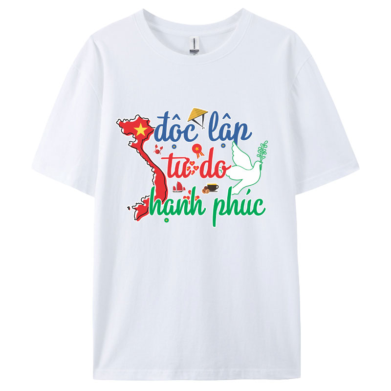 Áo thun độc lập tự do hạnh phúc
