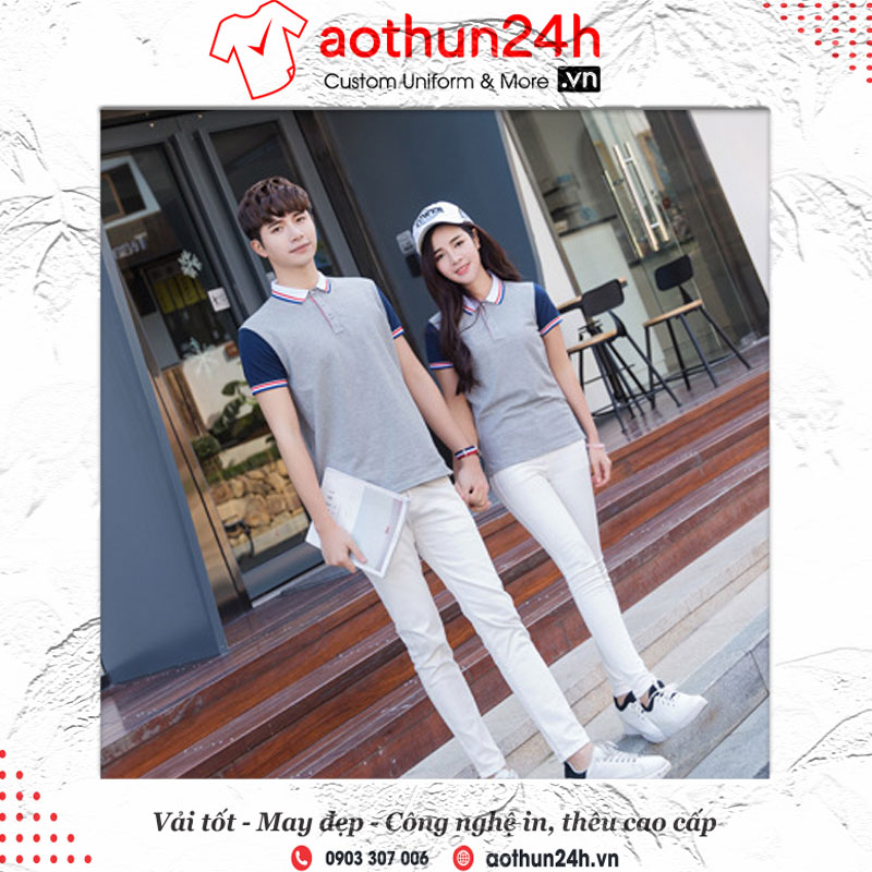 áo thun đồng phục có cổ UN0071-4