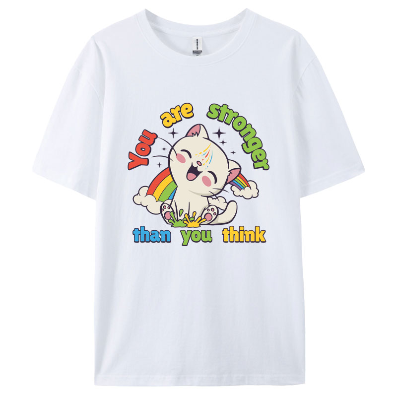 Áo thun nữ in hoạ tiết độc lạ "You are stronger than you think"