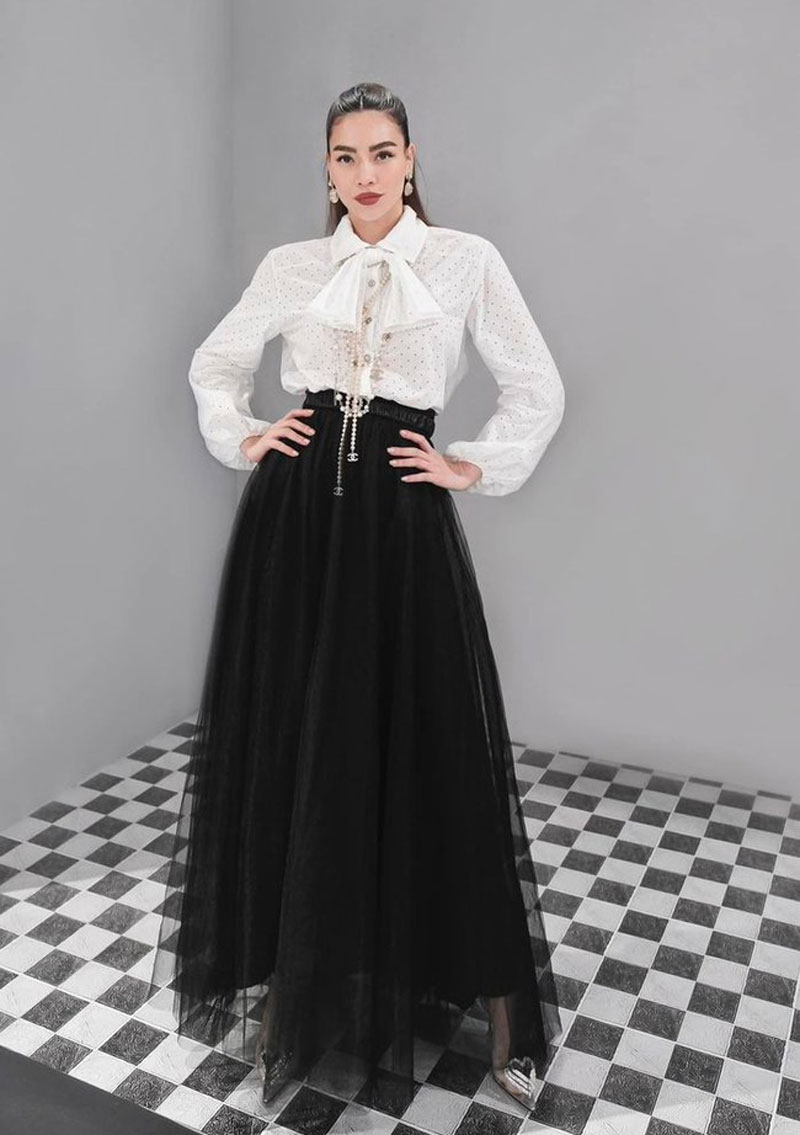 Phối cùng áo blouse