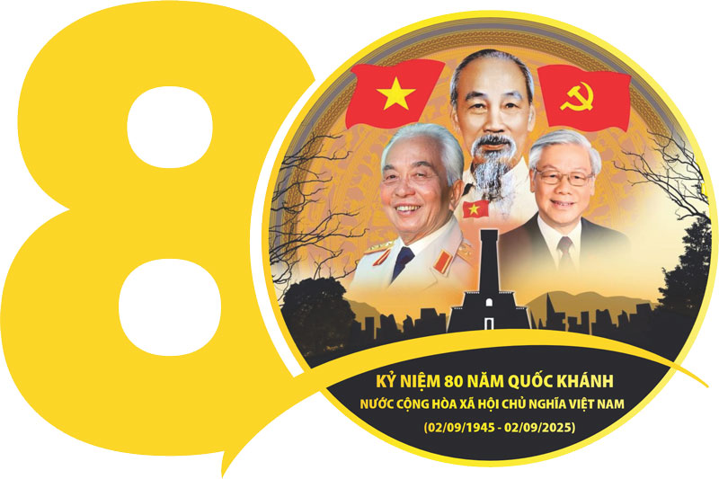 Logo 80 năm mừng quốc khánh Việt nam 02/09
