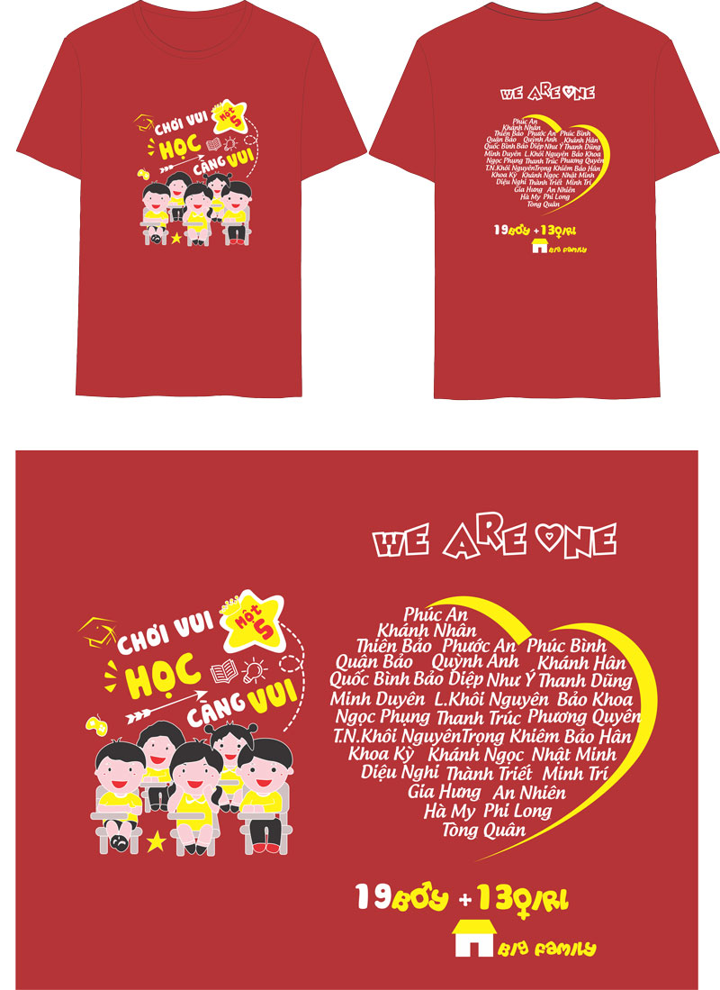 Lớp một 5 we are one 1708