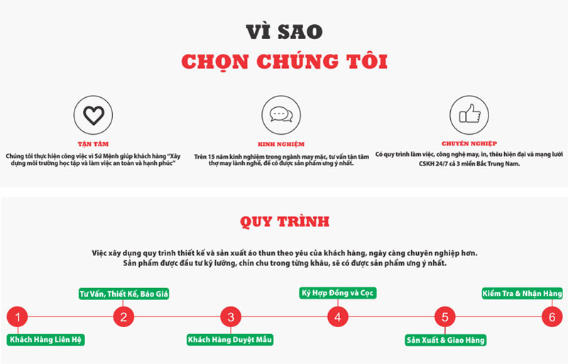 Quy trình sản xuất áo thun đồng phục, áo lớp, áo nhóm 2808