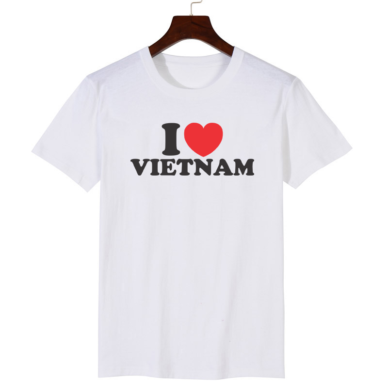 Áo Thun Nam In Chữ Tôi Yêu Việt Nam (K0046) | Áo Thun 24H